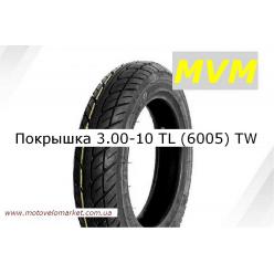 Покрышка 3.00-10 TL (6005)   "Mototech"   